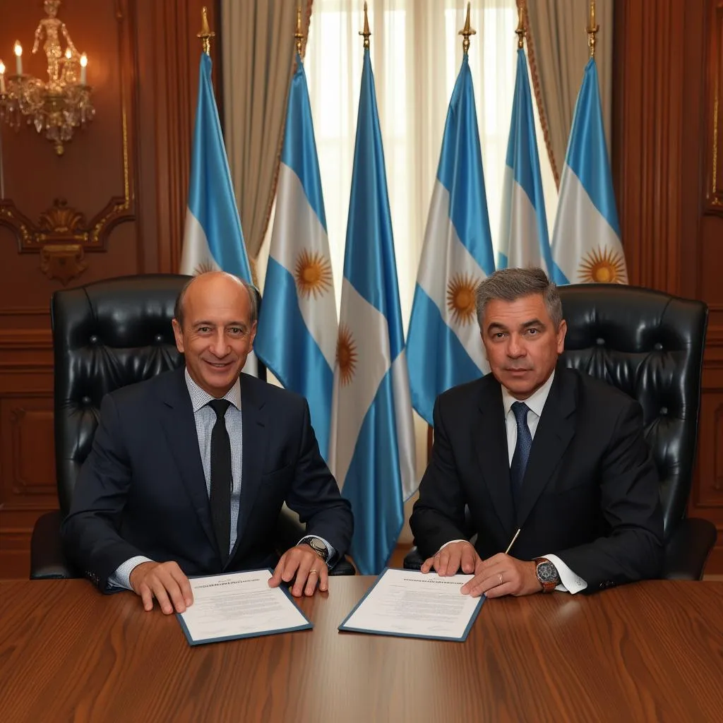 Firma de acuerdo de inversión