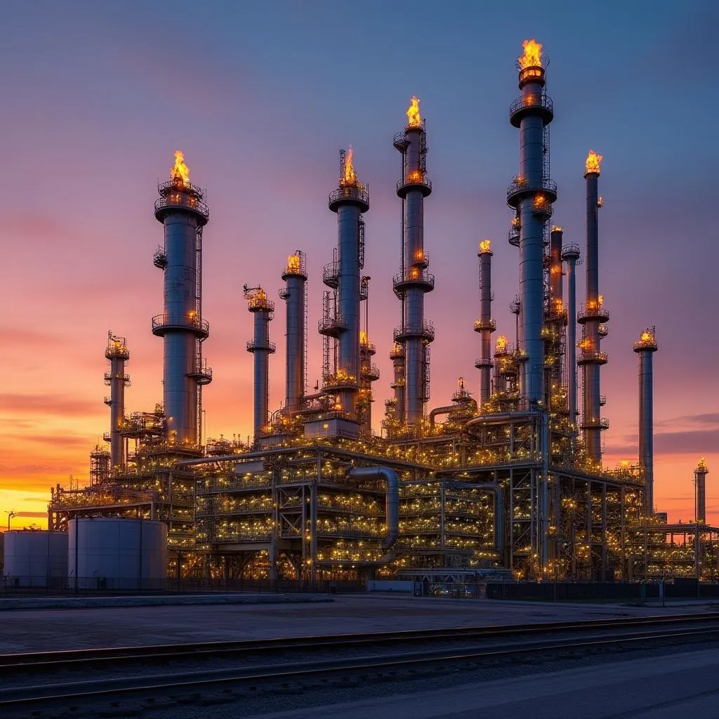 Refinería de petróleo en Buenos Aires